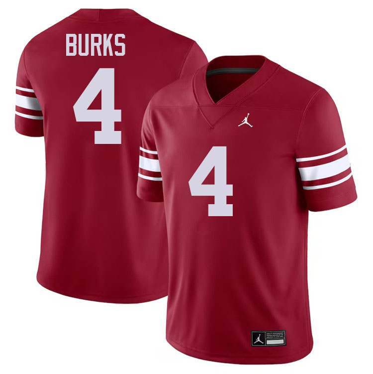 Deion Burks Oklahoma Sooners Jersey,Oklahoma Sooners Football Uniforms,Jersey-Throwback